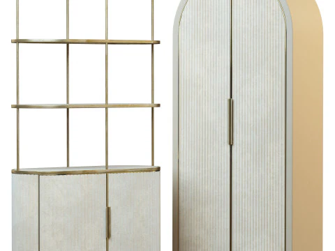 Lemari Pakaian Tivoli Model 3D