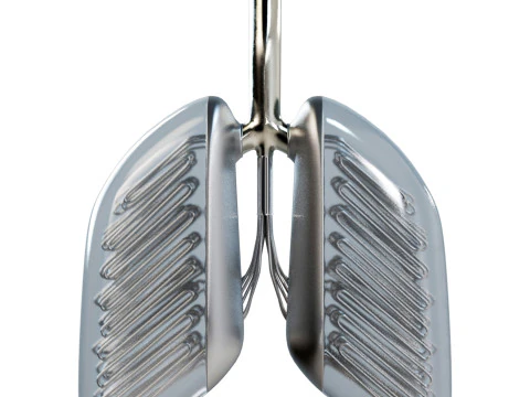 Sci-Fi Artificial Lungs 3D Model