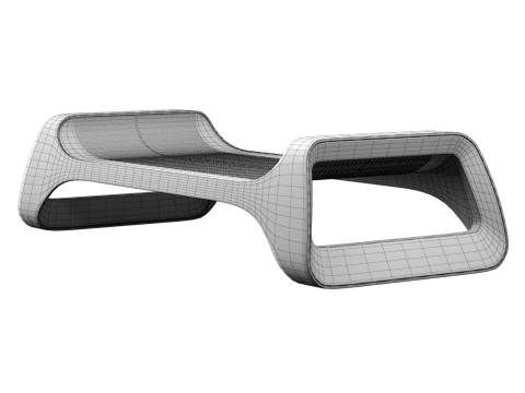 Futuristic Bench 3Dモデル