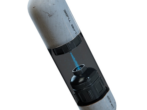 Sci Fi Lab Tube 3D Модель