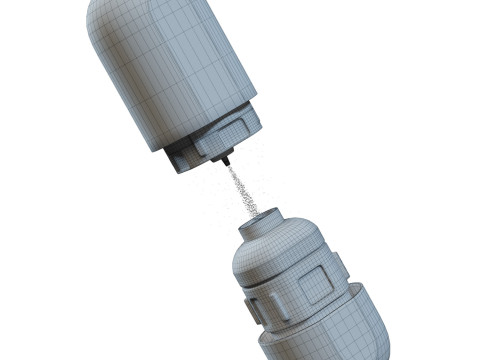 Sci Fi Lab Tube 3D Модель