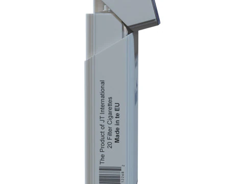 Winston Cigarettes Pack 3D Model