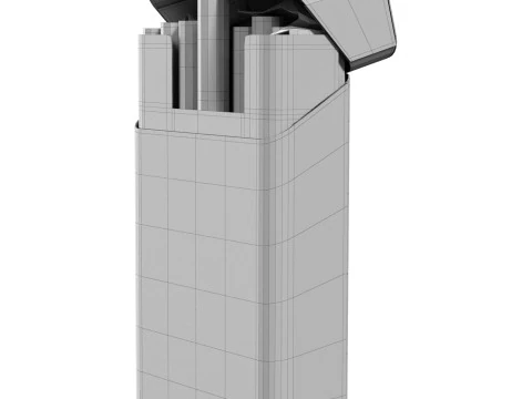 Winston Cigarettes Pack 3D Model