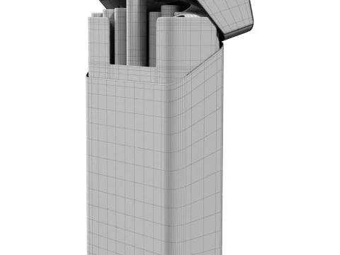 Winston Cigarettes Pack 3D Model