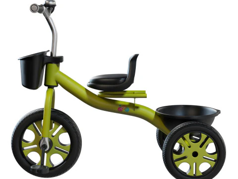Childrens Tricycle Toy 3D Model