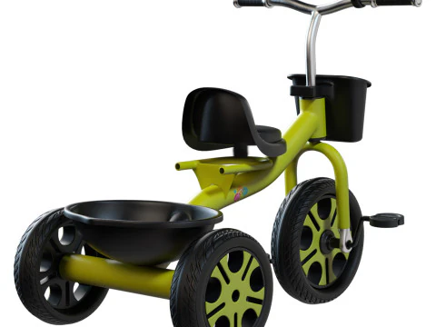 Childrens Tricycle Toy 3D Model