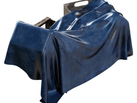 Crates Cargo Tented Modello 3D