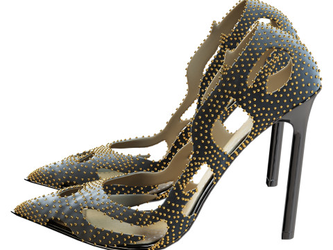 Heels Inferno Gianvito Rossi 3D Model