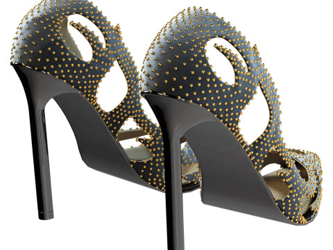 Heels Inferno Gianvito Rossi 3D Model