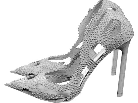 Heels Inferno Gianvito Rossi 3D Model