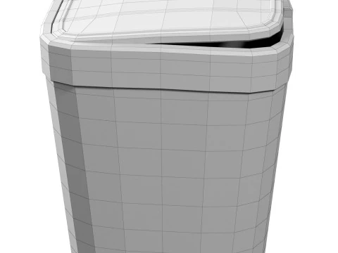 Trash Can Old 3D Model