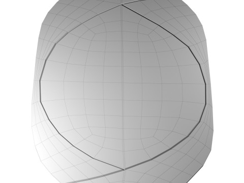 Oval Funky Rug 3D Model