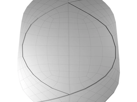 Oval Funky Rug 3D Model