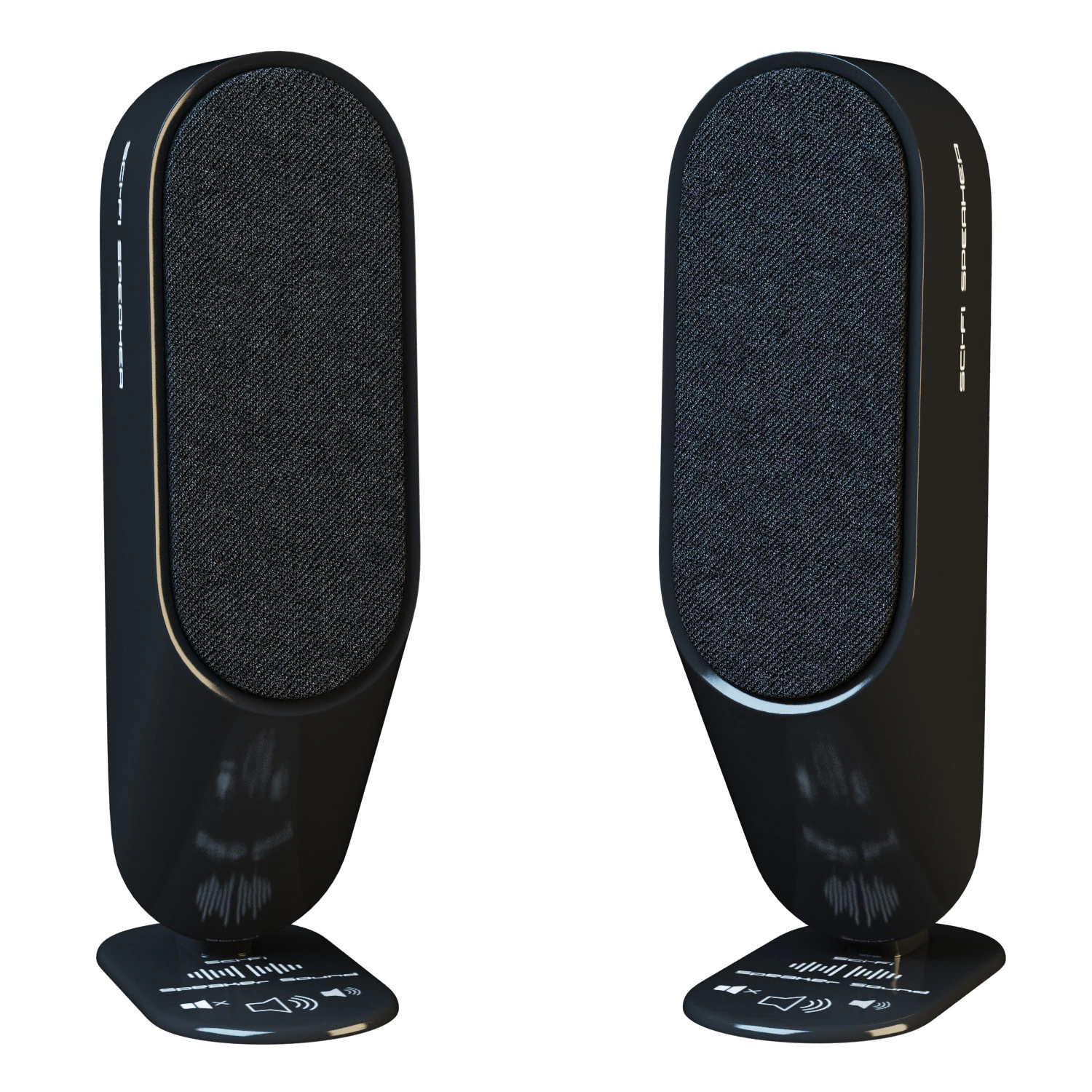 SF 스피커 3D 모델 .c4d .max .obj .3ds .fbx .stl .blend