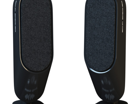 Sci-Fi Speakers 3D Модель