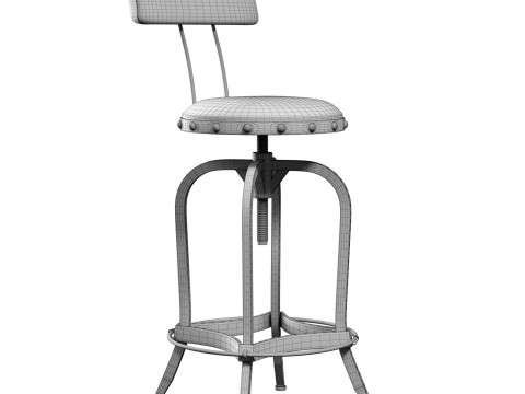 Vlippu Barstool Modello 3D