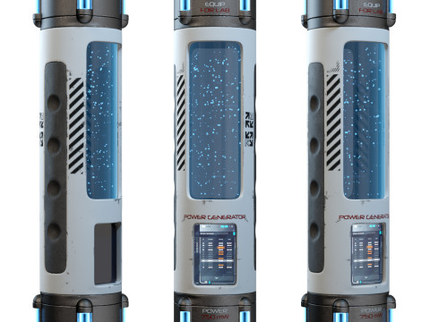 Sci-Fi Power Generator Modelo 3D