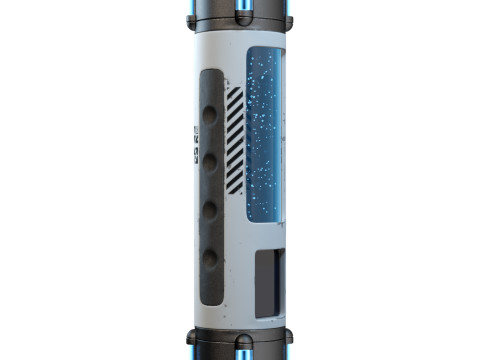 Sci-Fi Power Generator 3D Model