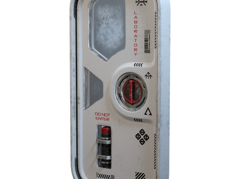 Sci-Fi Small Door Modelo 3D
