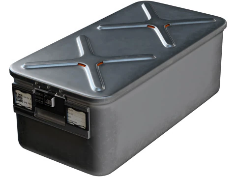 Asipco B&uuml;y&uuml;k Tıbbi Konteyner 3D Model