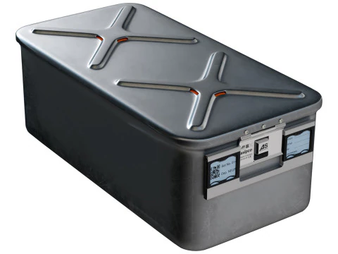 Asipco Big Medical Container 3D Model