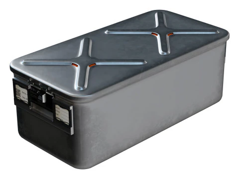 Asipco Big Medical Container 3D Model