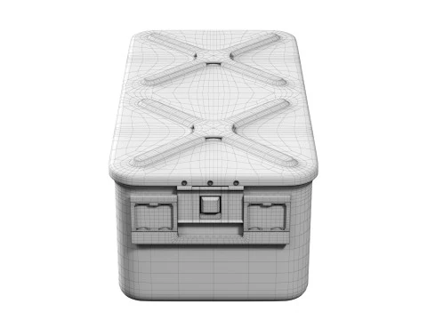 Asipco Big Medical Container 3D Model