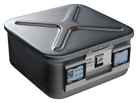 Asipco Middle Medical Container 3D Model