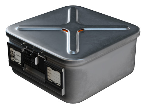 Asipco Middle Medical Container 3D Model