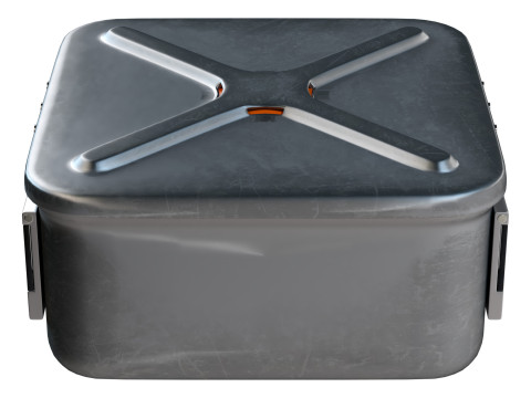 Asipco Middle Medical Container 3D Model