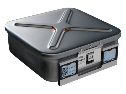 Asipco Small Medical Container Modello 3D