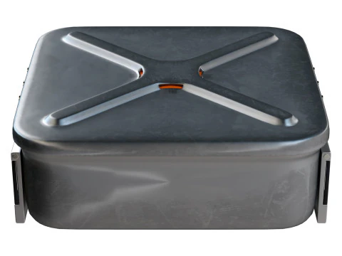 Asipco Small Medical Container 3D Model