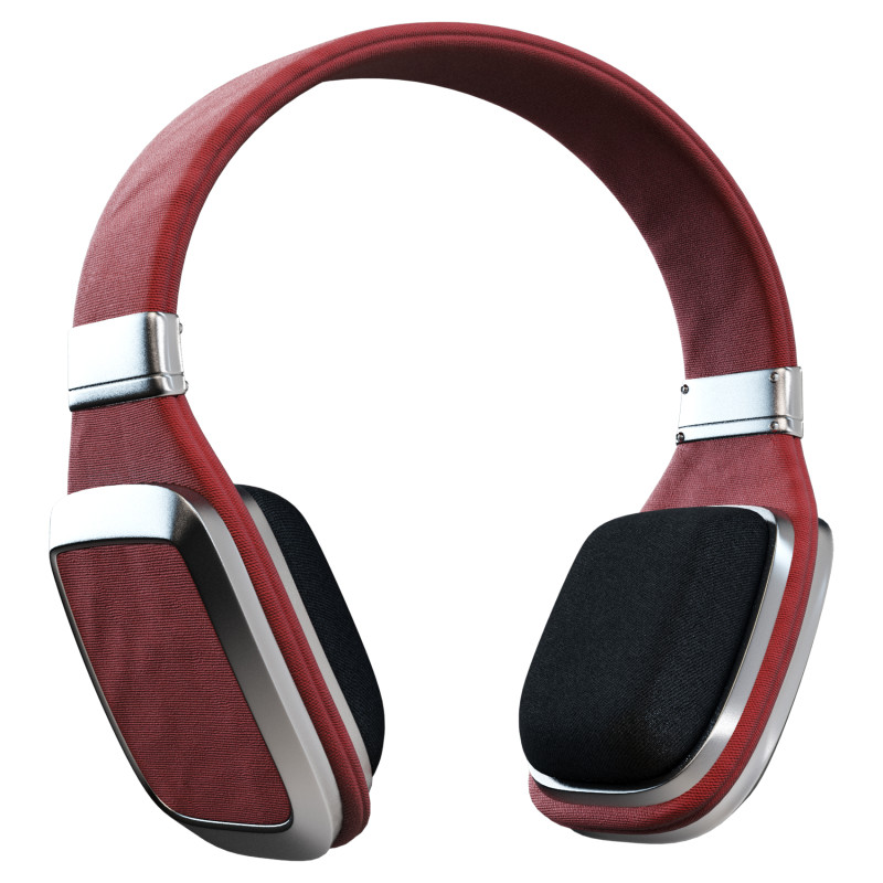 Giotto On-Ear Headphone 3D Model .c4d .max .obj .3ds .fbx .stl .blend