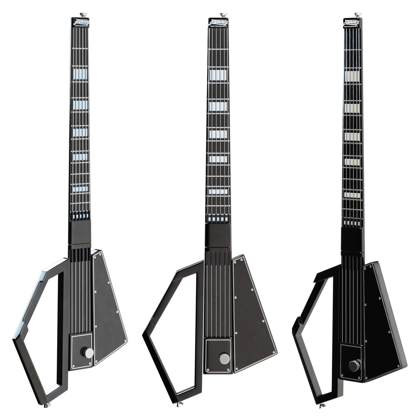 Jammy G MIDI Guitar 3D Model .c4d .max .obj .3ds .fbx .stl .blend