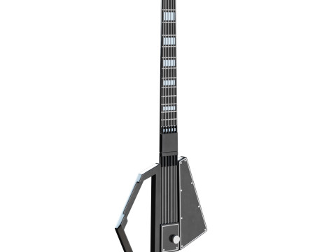 Jammy G MIDI Guitar Modello 3D
