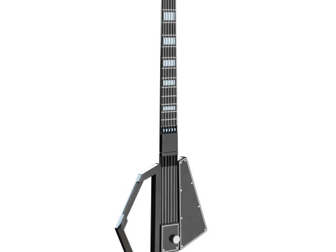 Jammy G MIDI Guitar 3D Model