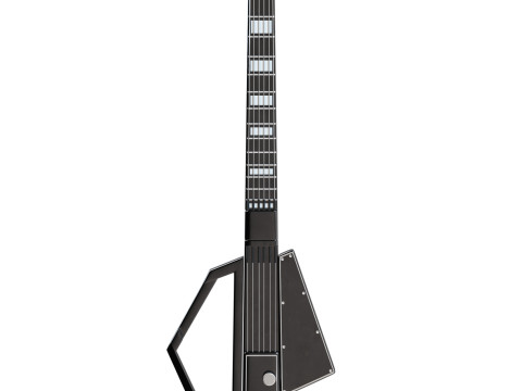 Jammy G MIDI Guitar Modello 3D