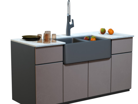Kitchen Island Rivanna Ikon Modelo 3D