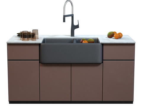 Kitchen Island Rivanna Ikon Modelo 3D