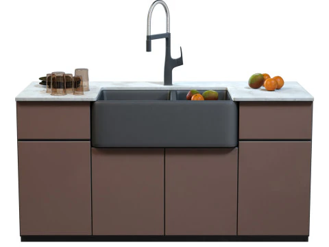 Kitchen Island Rivanna Ikon 3D Model