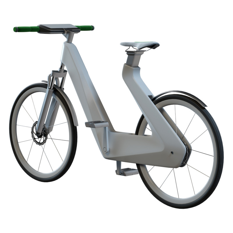 Rehau Onno eBike 3D Model .c4d .max .obj .3ds .fbx .stl .blend