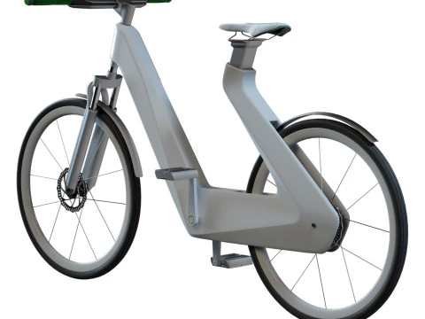 Bici elettrica Rehau Onno Modello 3D