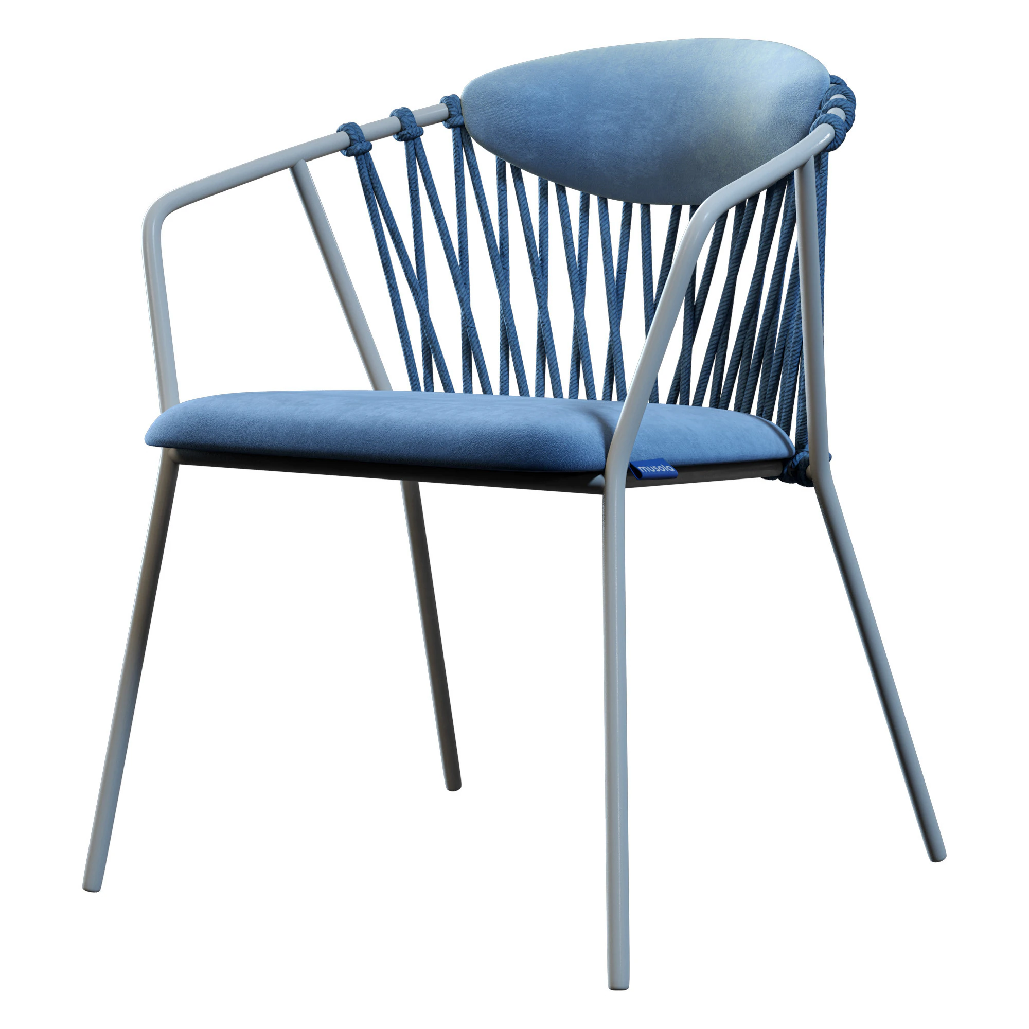 Baga Chair Musola 3D Model .c4d .max .obj .3ds .fbx .stl .blend 