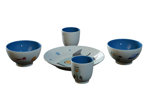 Bloomingville Mini Tableware 3D Model