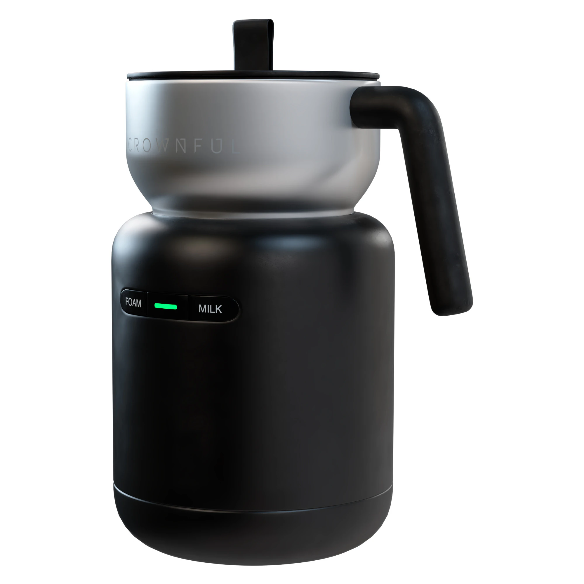 Crownful Milk Frother 3D Model .c4d .max .obj .3ds .fbx .stl .blend 