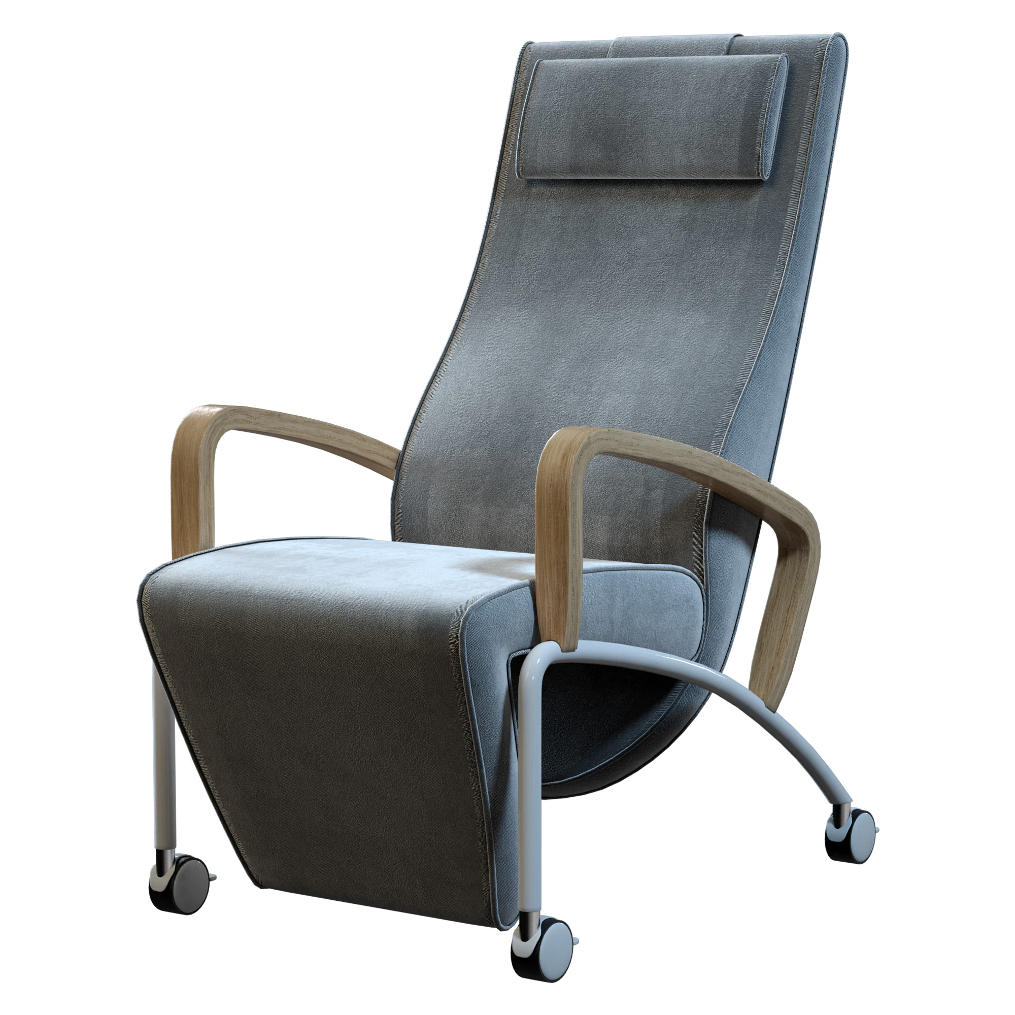 Taceo Reclainer Chair 3D Model .c4d .max .obj .3ds .fbx .stl .blend