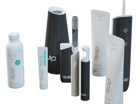 Acess&oacute;rios odontol&oacute;gicos Quip Modelo 3D