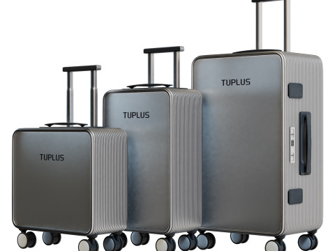 Tuplus Core Quick Suitcases 3D-Modell