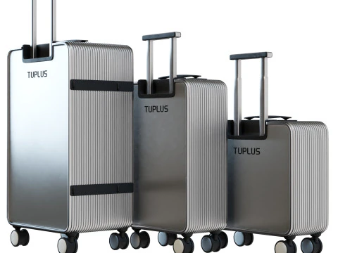 Швидкі валізи Tuplus Core 3D Модель