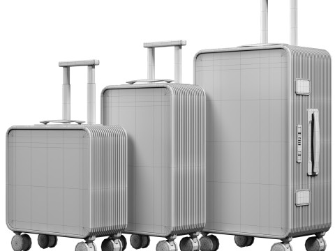 Tuplus Core Quick Suitcases 3D-Modell